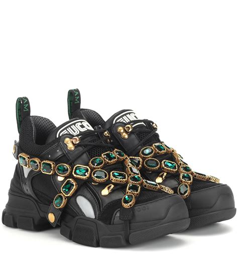 gucci shoes with gold chain|Gucci trendy sneakers.